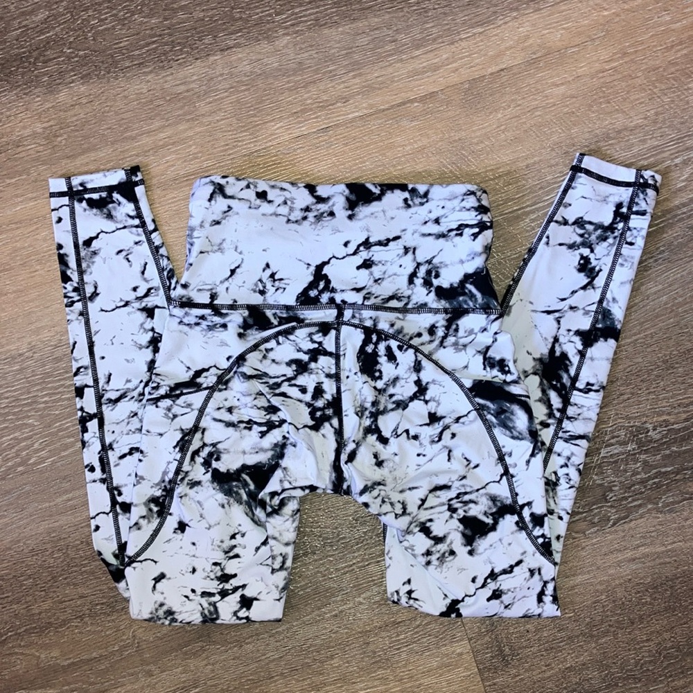 YOGA PANTS | MARBLE PRINT